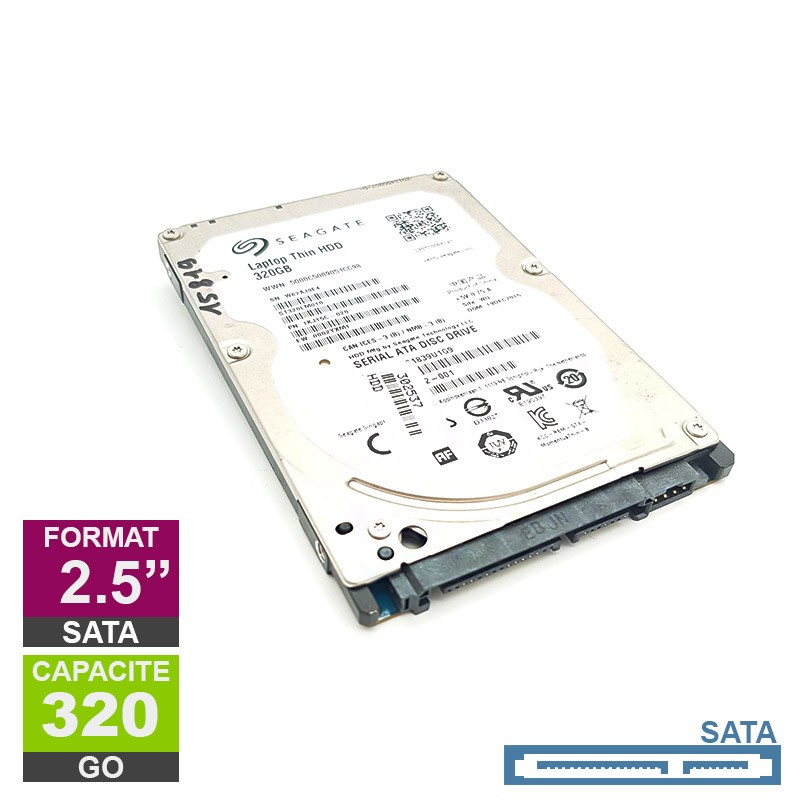 Toshiba 320GB 2.5'' 2.5 320 Go SATA - Disques durs (2.5, 320 Go