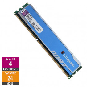 Barrette Mémoire 4Go RAM DDR3 Kingston KHX1333C9D3B1/4G DIMM PC3-10600U