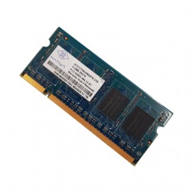 Barrette Mémoire 512Mo RAM DDR2 Nanya NT512T64UH8A0FN-37B SO-DIMM PC2-4200S