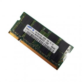 Barrette Mémoire 1Go RAM DDR2 SAMSUNG M470T2953CZ3 - CD5 SO-DIMM PC2-4200S