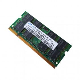 Barrette Mémoire 2Go RAM DDR2 SAMSUNG M470T5663RZ3-CF7 SO-DIMM PC2-6400S