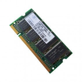 Barrette Mémoire 256Mo RAM DDR NANYA NT256D64SH8BGM-75B SO-DIMM PC-2100S