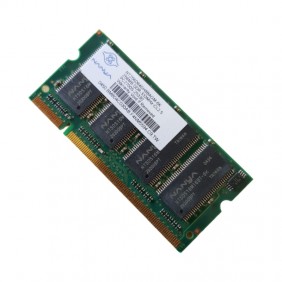 Barrette Mémoire 256Mo RAM DDR NANYA NT256D64SH8BAGM-6K SO-DIMM PC-2700S