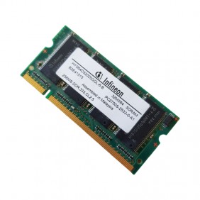 Barrette Mémoire 256Mo RAM DDR Infineon HYS64D32020GDL-6-B SO-DIMM PC-2700S