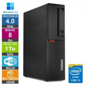 Lenovo M720s i5-8400 4GHz 8Go/1To Wifi W11