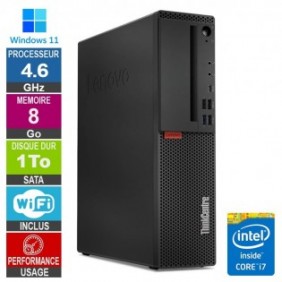 Lenovo M720s i7-8700 4.60GHz 8Go/1To Wifi W11