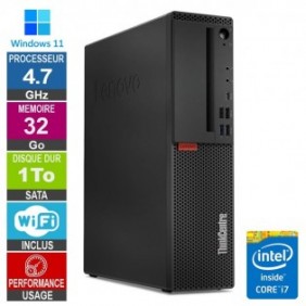 Lenovo M720s i7-9700 4.70GHz 32Go/1To Wifi W11