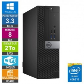 Dell Optiplex 5040 SFF i5-6400 3.30GHz 8Go/2To Wifi W10