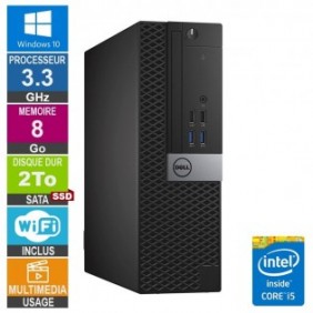 Dell Optiplex 5040 SFF i5-6400 3.30GHz 8Go/2To SSD Wifi W10