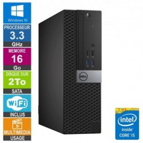 Dell Optiplex 5040 SFF i5-6400 3.30GHz 16Go/2To Wifi W10