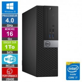 Dell Optiplex 5040 SFF i7-6700 4GHz 16Go/1To Wifi W10