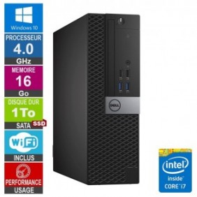 Dell Optiplex 5040 SFF i7-6700 4GHz 16Go/1To SSD Wifi W10