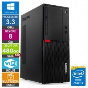 Lenovo M710T i5-6400 3.30GHz 8Go/480Go SSD Wifi W10