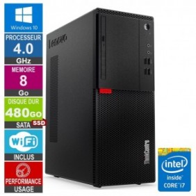 Lenovo M710T i7-6700 4GHz 8Go/480Go SSD Wifi W10