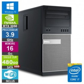 PC Gamer LPG-7010 i7-3770 3.90GHz 16Go/480Go SSD/RTX 3050