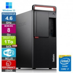 Lenovo M920t i7-8700 4.60GHz 8Go/1To SSD Wifi W11