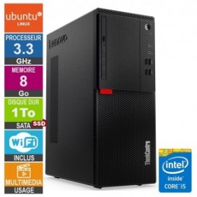 Lenovo M710T i5-6400 3.30GHz 8Go/1To SSD Wifi Linux UBUNTU