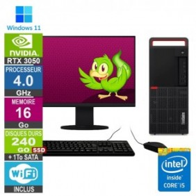 PC Gamer LPG-920T i5-8400 4.00GHz 16Go/240Go SSD + 1To/RTX 3050/22"