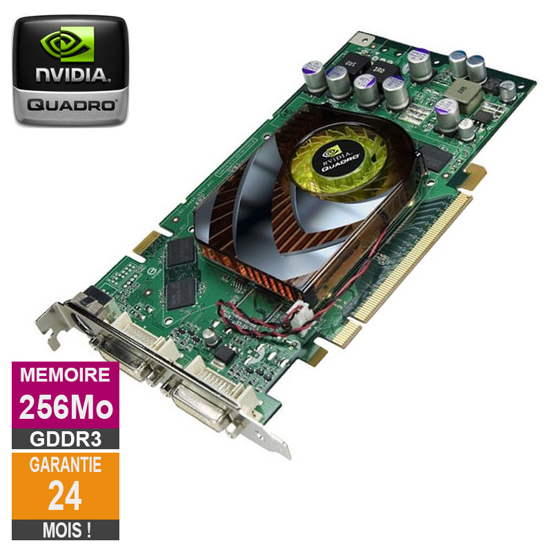 carte video Graphics Card Nvidia Quadro FX 1500 256Mo GDDR3 PCI e DVI S Video