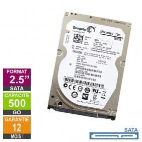 Disque Dur 500Go SATA 2.5 Seagate Momentus ST500LT012 5400rpm 16Mo