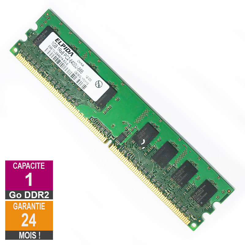 Ram Barrette Mémoire ELPIDA 8Go DDR3 PC3-8500R Registered EBJ82RF8BCFA-AE-F  - MonsieurCyberMan