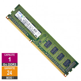 Barrette Mémoire 1Go RAM DDR3 Samsung M378B2873FH0-CH9 PC3-10600U 1333MHz 1Rx8
